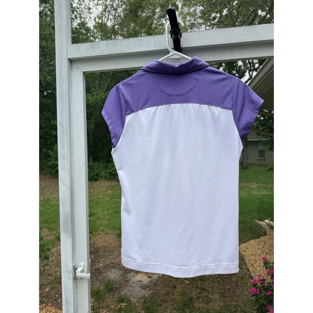 Tommy Armour Women's Golf Polo Shirt Dry-Logic Purple Short Sleeve Size Medium - Picture 2 of 8